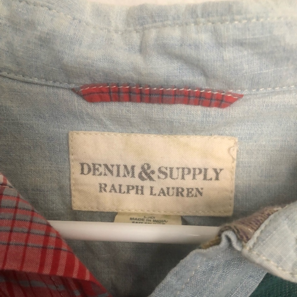 BANGER Patchwork Ralph Lauren Vintage Button up - Picture 5 of 5